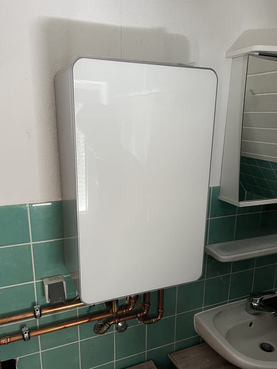 Wohnungsstation zur Wärmeübergabe in der einzelnen Wohnung